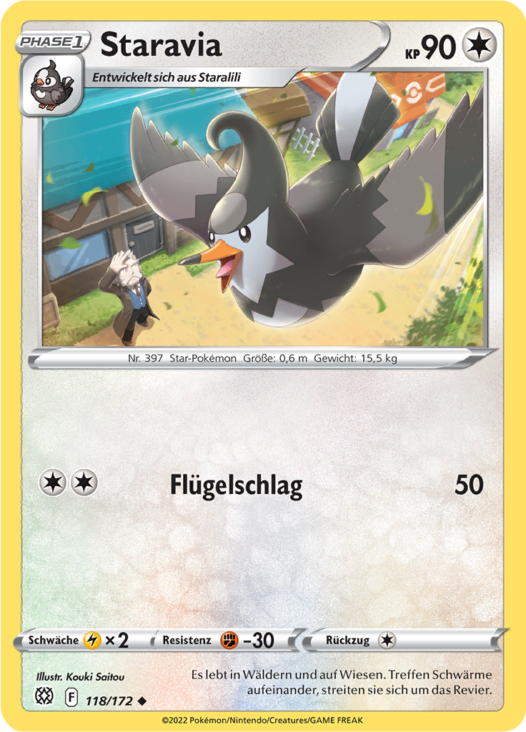 Staravia (Reverse Holo)