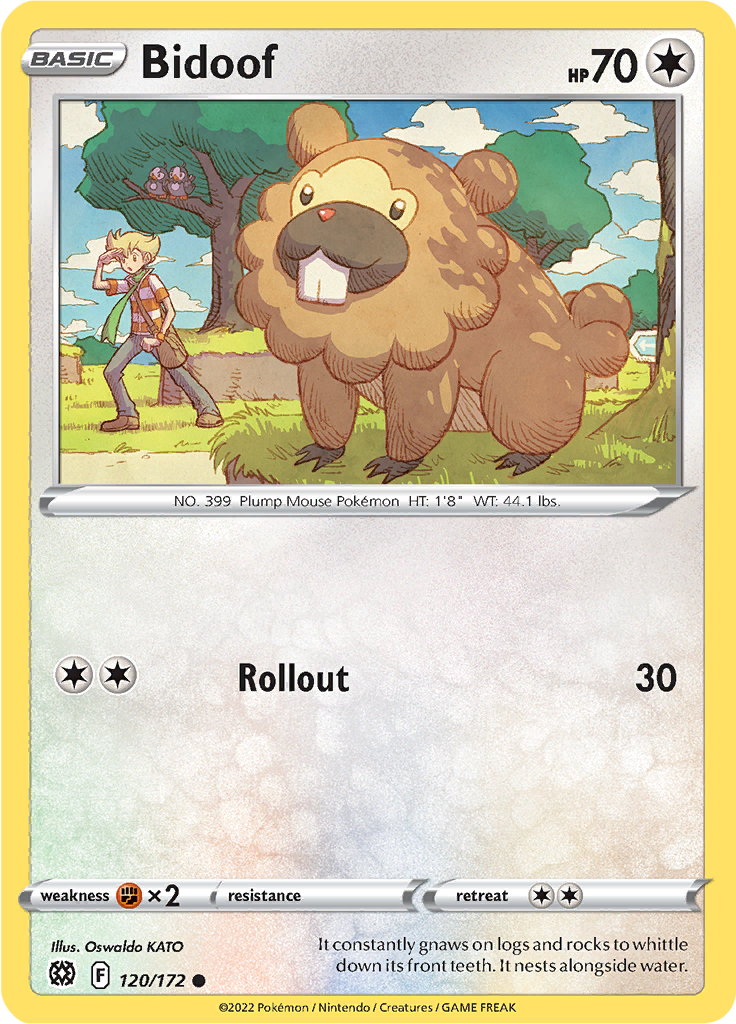 Bidoof (Reverse Holo)