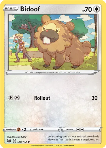 Bidoof (Reverse Holo)