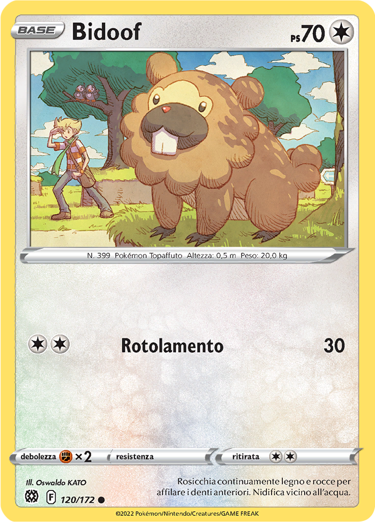 Bidoof (Reverse Holo)