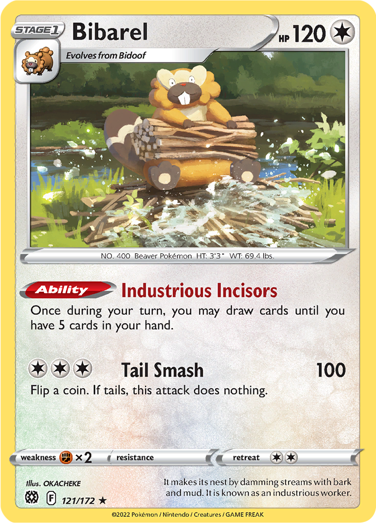 Bibarel (Reverse Holo)