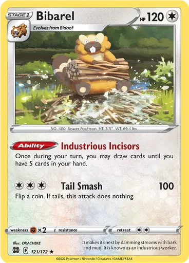 Bibarel (Reverse Holo)