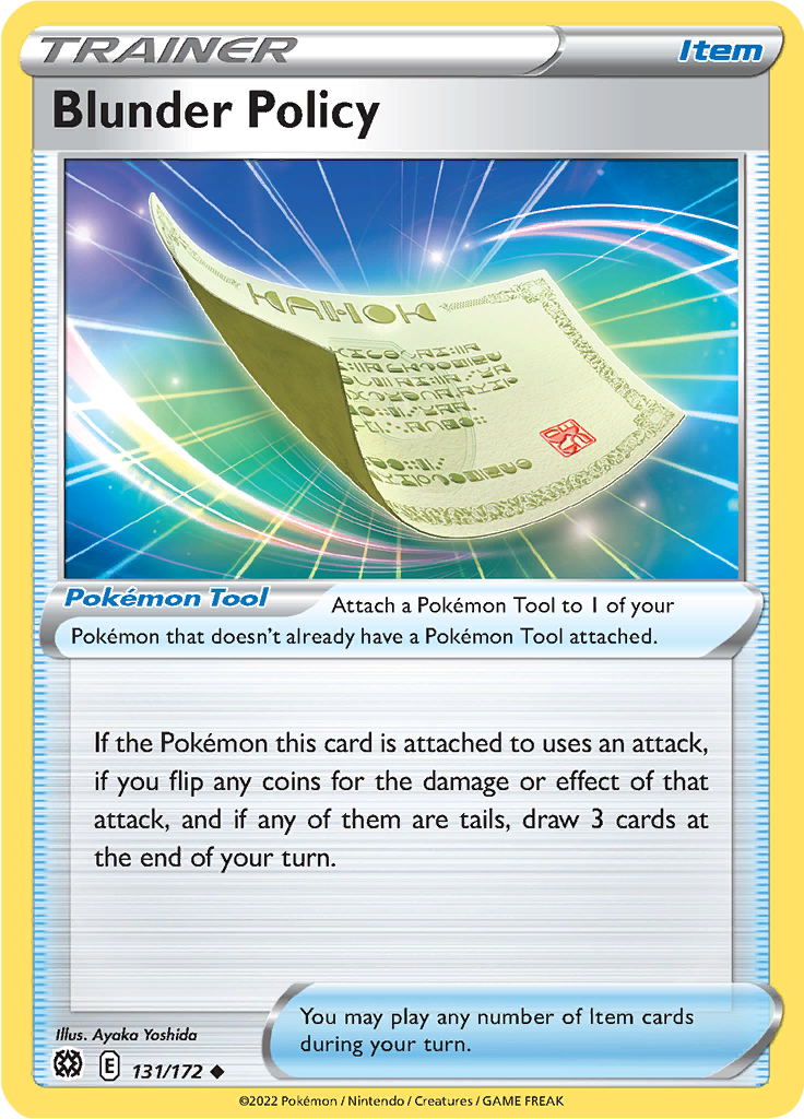 Blunder Policy (Reverse Holo)