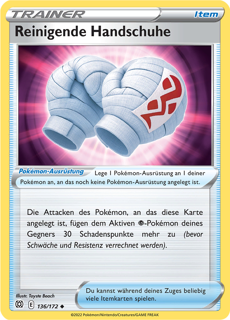 Reinigende Handschuhe (Reverse Holo)
