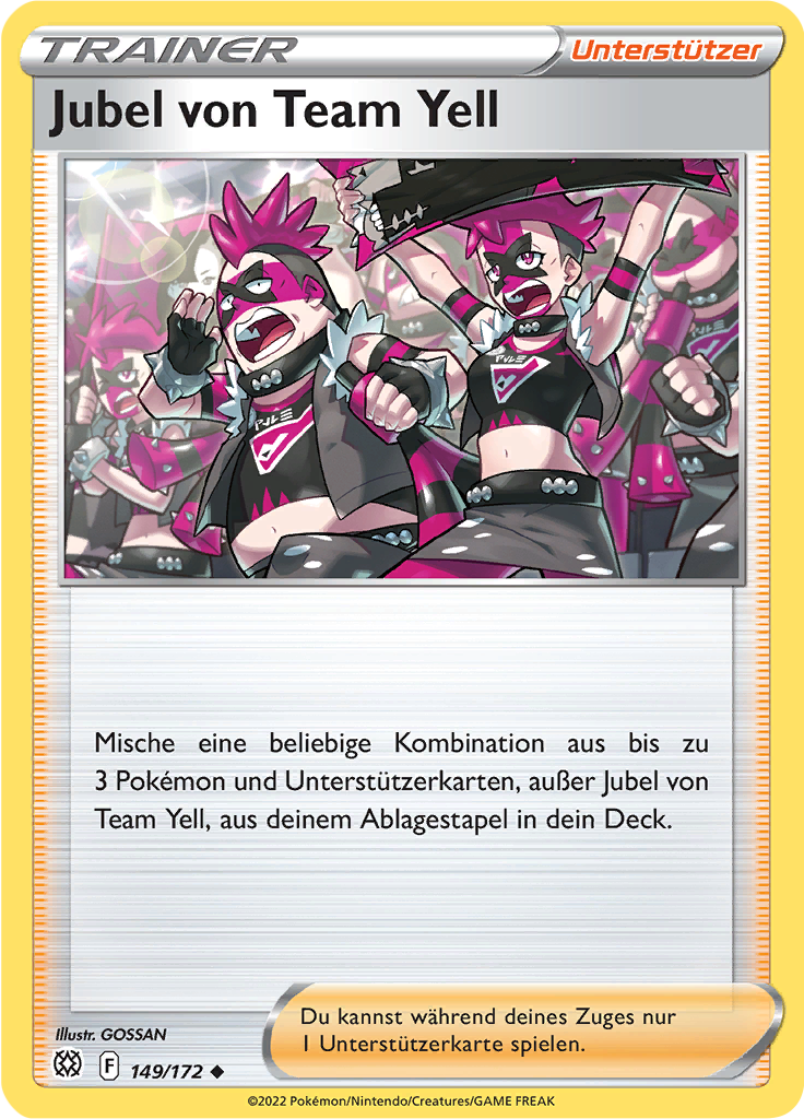 Jubel von Team Yell (Reverse Holo)