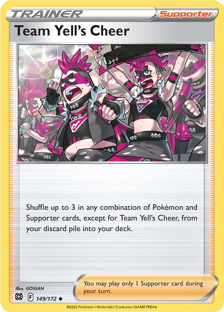 Team Yell's Cheer (Reverse Holo)