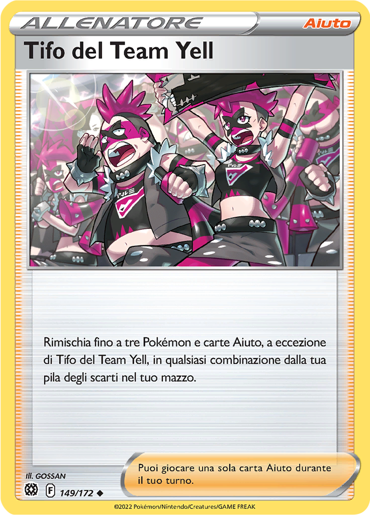 Tifo del Team Yell (Reverse Holo)