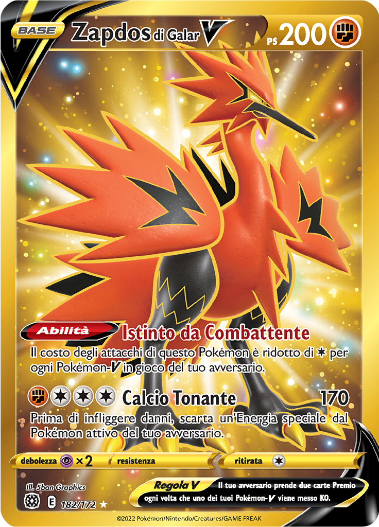 Zapdos di Galar V