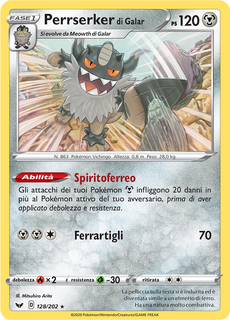 Perrserker di Galar (Reverse Holo)