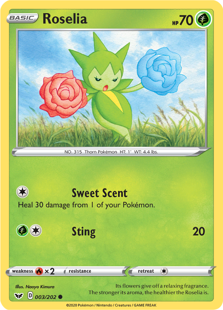 Roselia (Reverse Holo)