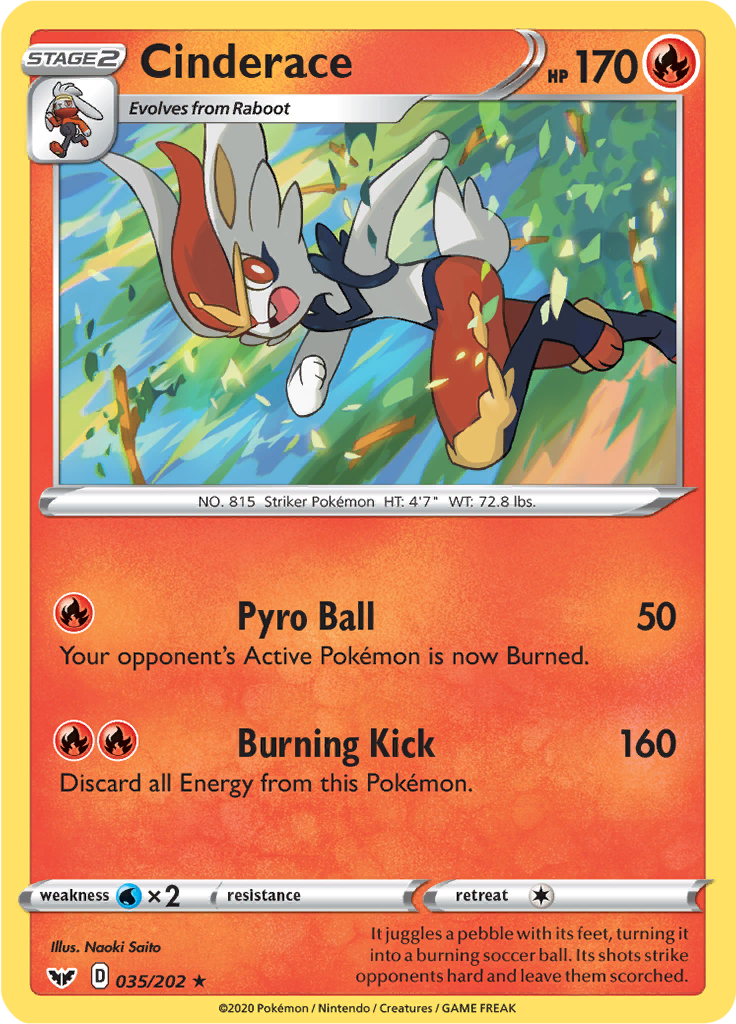 Cinderace (Reverse Holo)