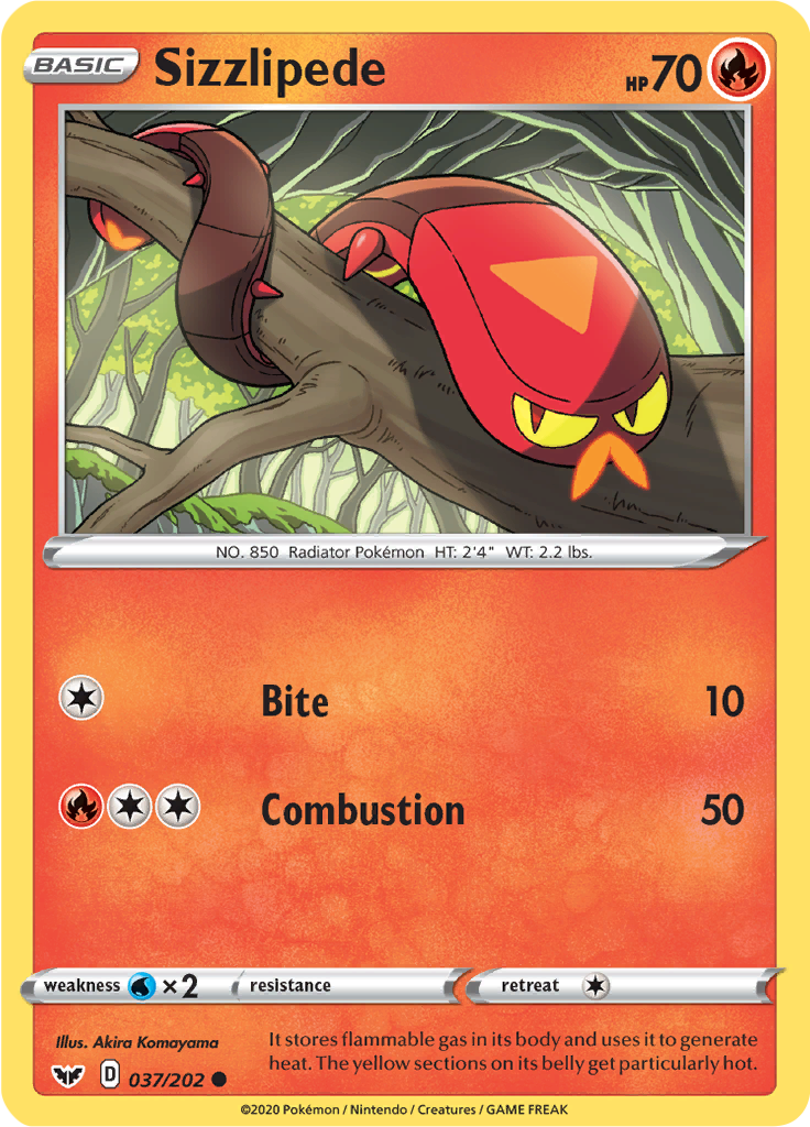 Sizzlipede (Reverse Holo)