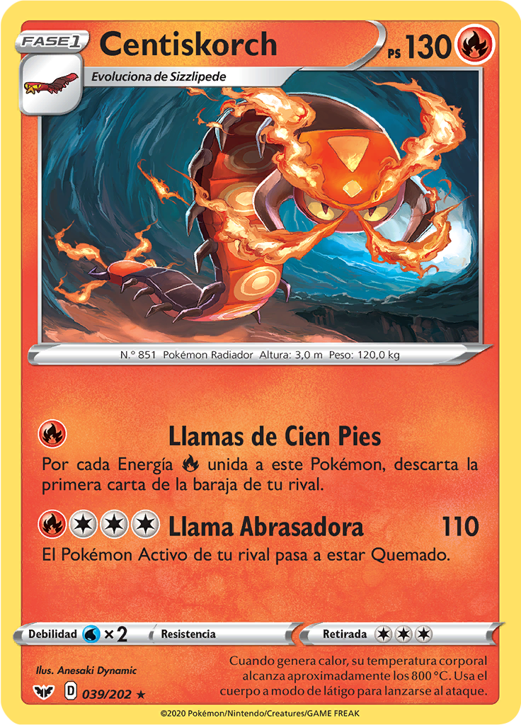 Centiskorch (Reverse Holo)