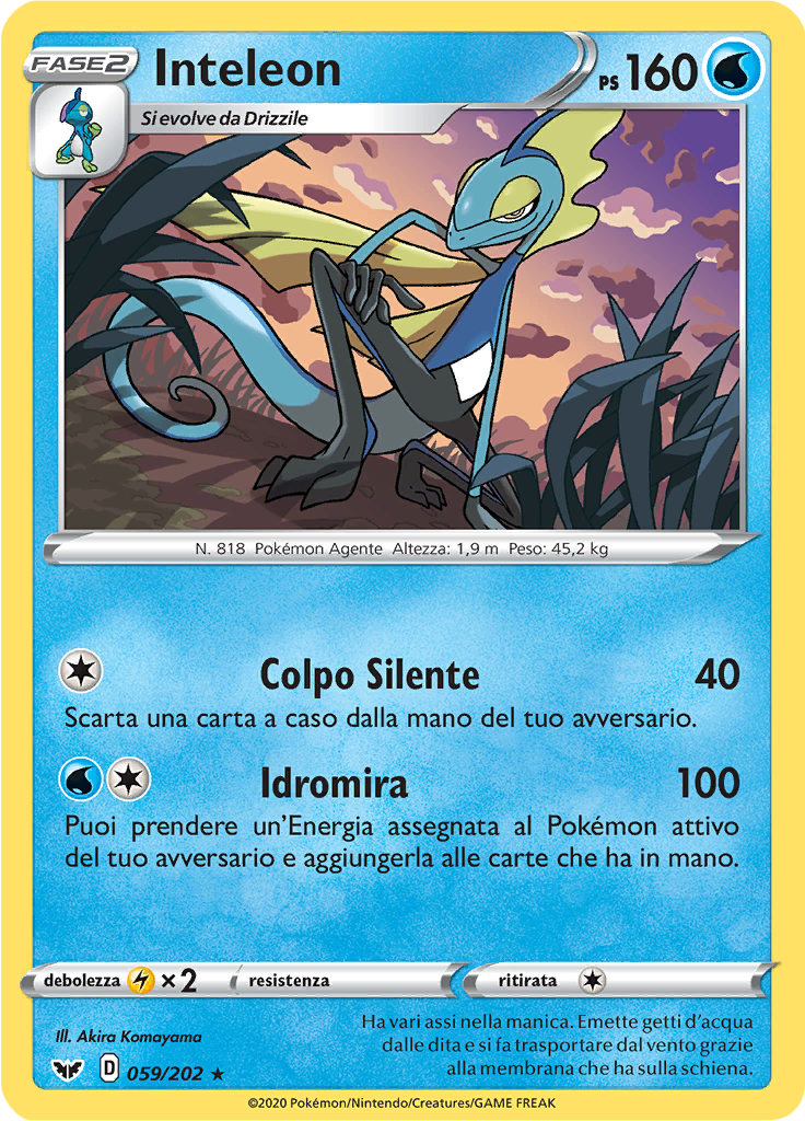 Inteleon (Reverse Holo)