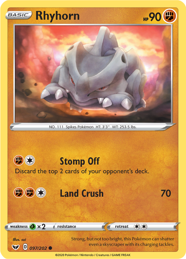 Rhyhorn (Reverse Holo)