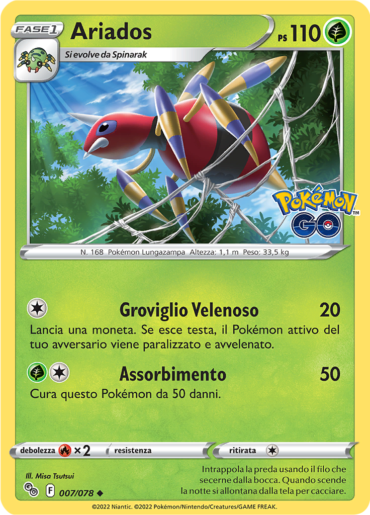 Ariados (Reverse Holo)