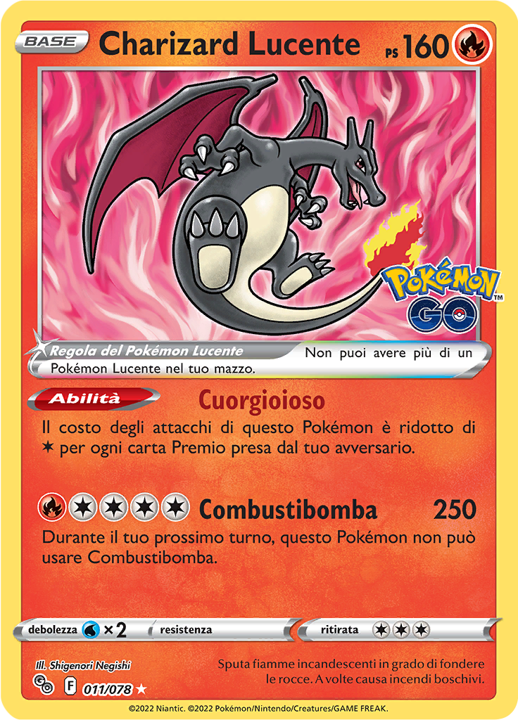 Charizard Lucente