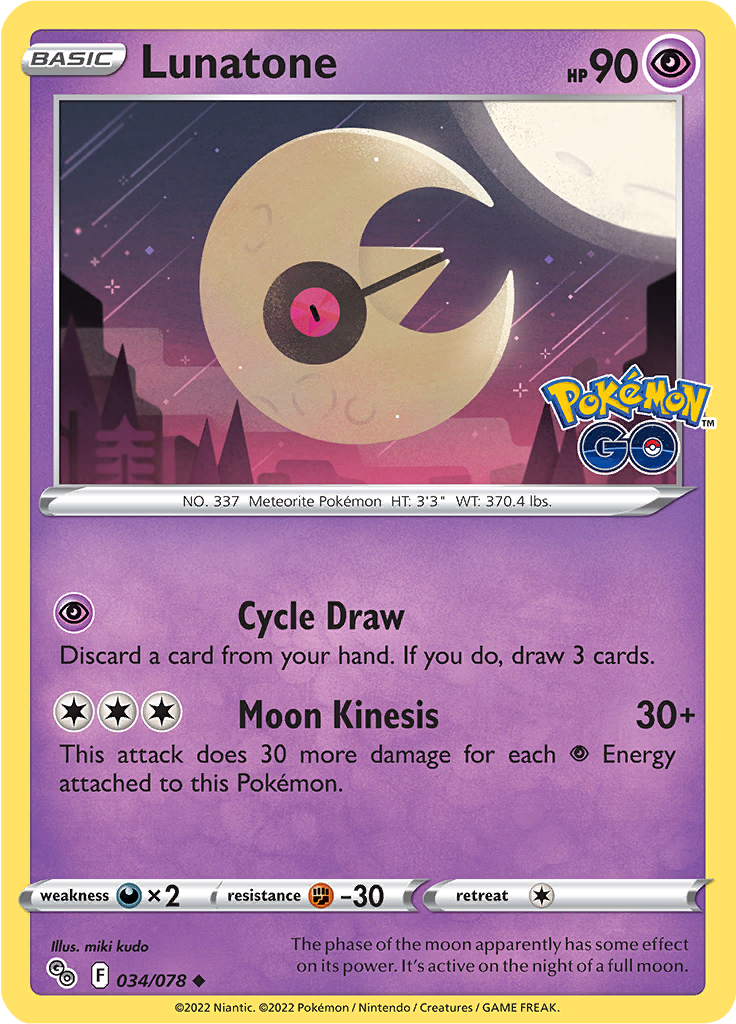 Lunatone (Reverse Holo)