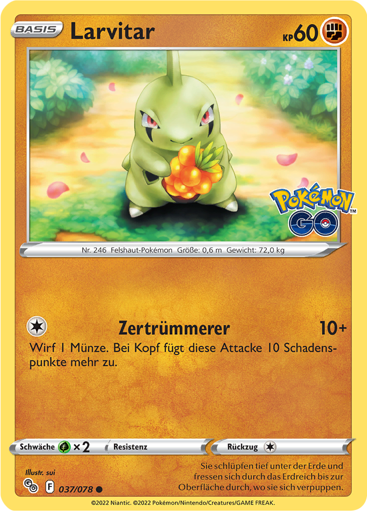 Larvitar (Reverse Holo)