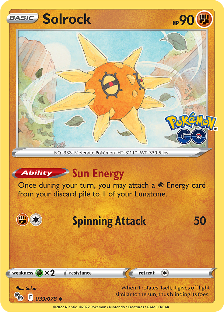 Solrock (Reverse Holo)