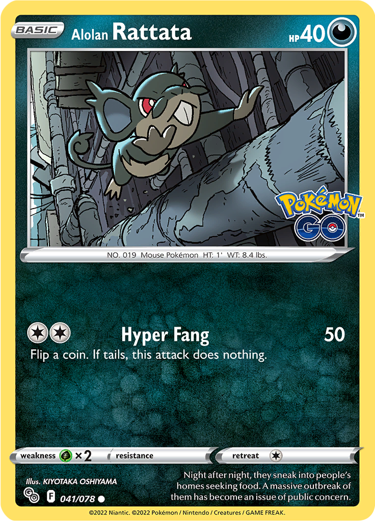 Alolan Rattata (Reverse Holo)