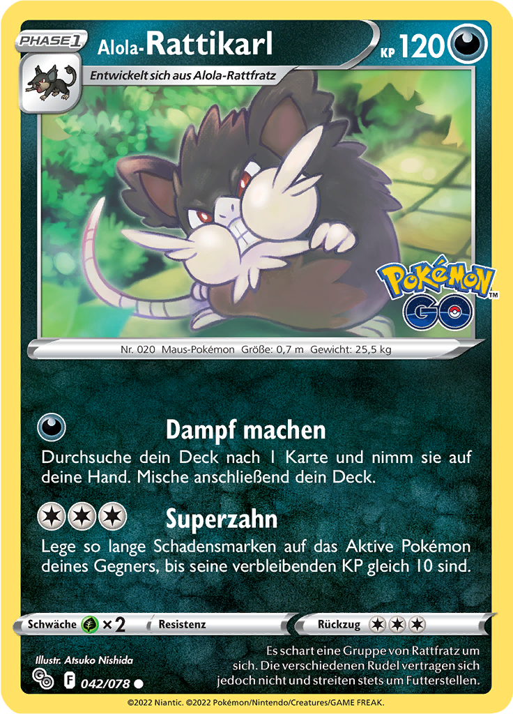 Alola-Rattikarl (Reverse Holo)