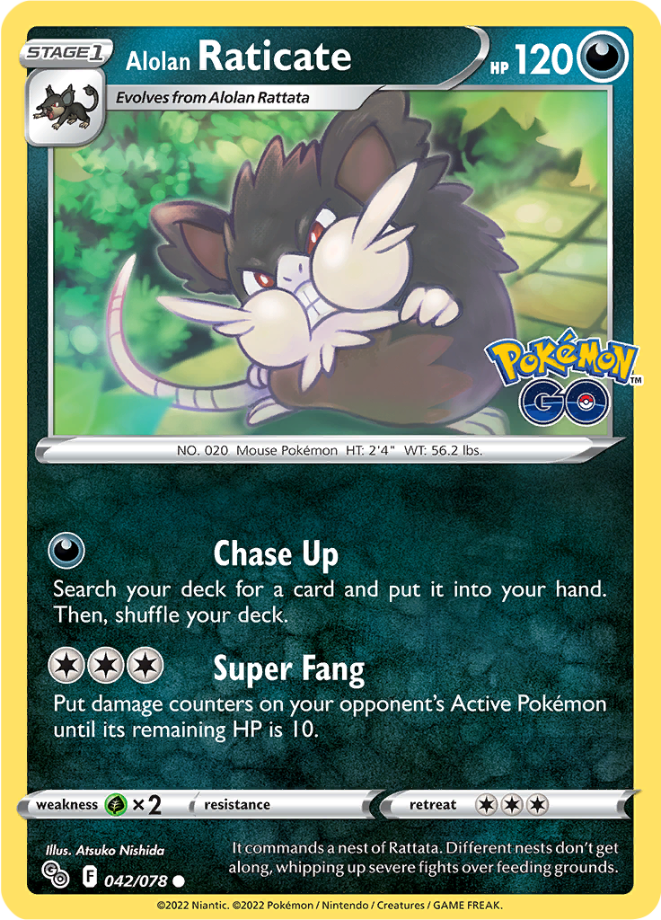 Alolan Raticate (Reverse Holo)