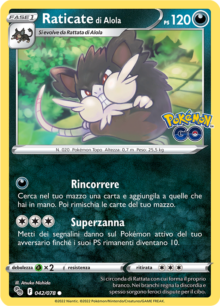 Raticate di Alola (Reverse Holo)