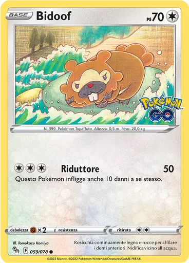 Bidoof (Reverse Holo)