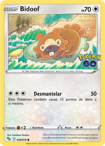 Bidoof (Reverse Holo)