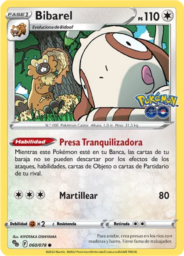 Bibarel (Reverse Holo)