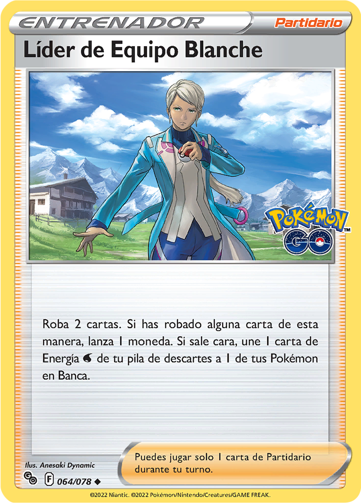 Líder de Equipo Blanche (Reverse Holo)