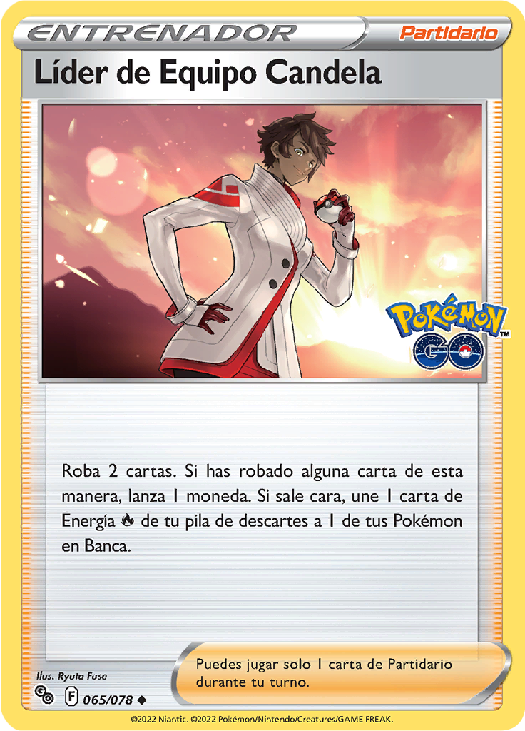 Líder de Equipo Candela (Reverse Holo)