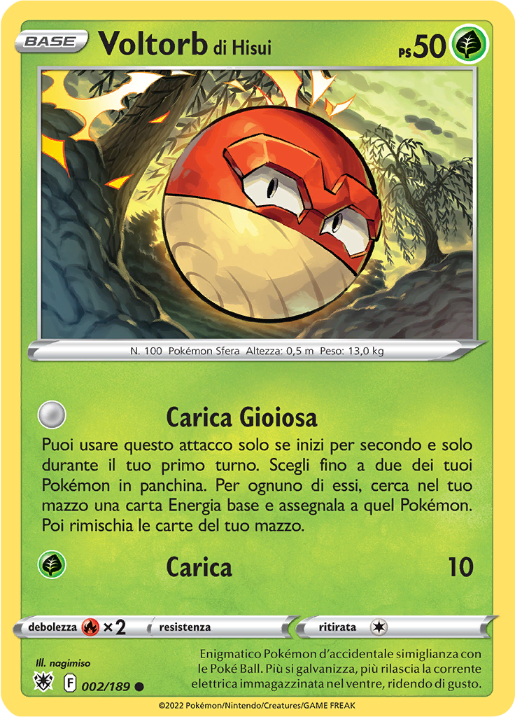 Voltorb di Hisui (Reverse Holo)