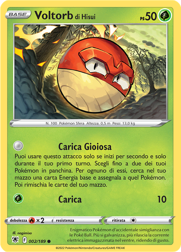 Voltorb di Hisui (Reverse Holo)