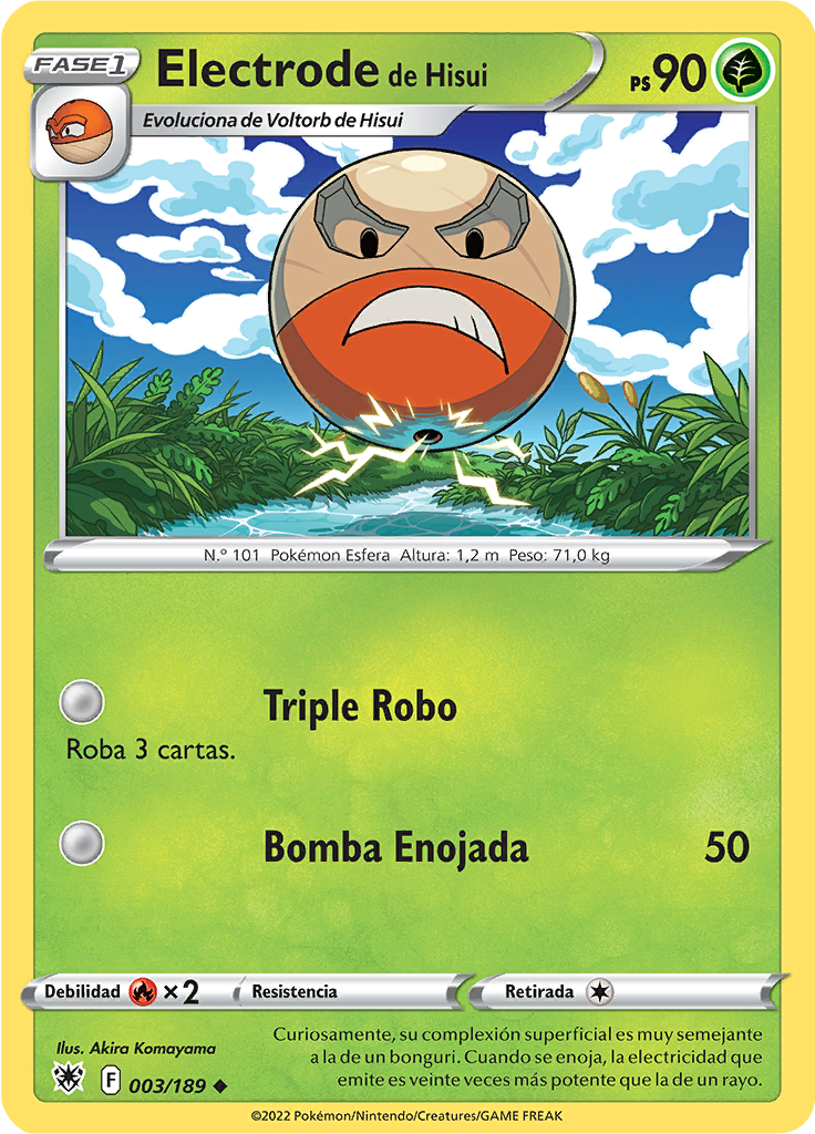 Electrode de Hisui (Reverse Holo)