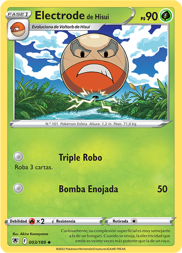 Electrode de Hisui (Reverse Holo)