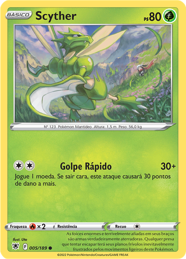Scyther (Reverse Holo)