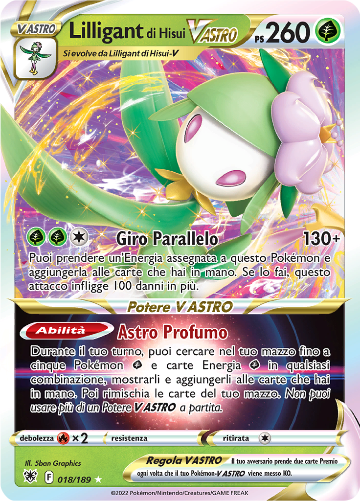 Lilligant di Hisui V ASTRO