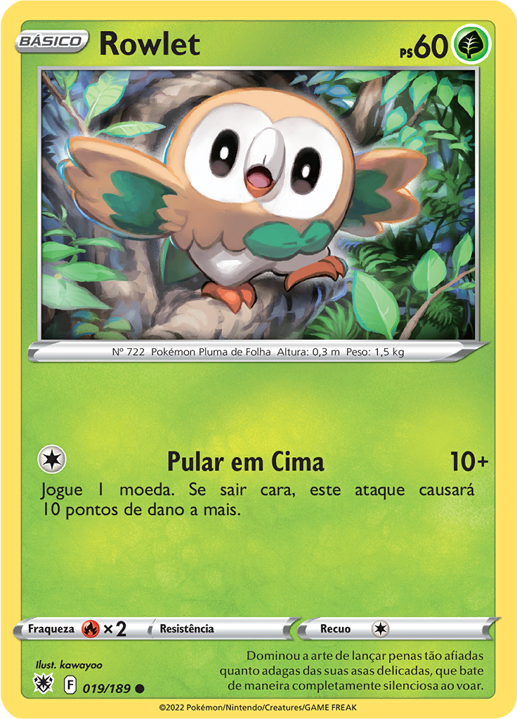 Rowlet (Reverse Holo)
