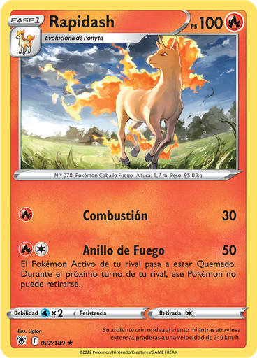 Rapidash (Reverse Holo)