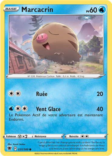 Marcacrin (Reverse Holo)