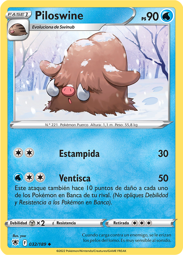Piloswine (Reverse Holo)