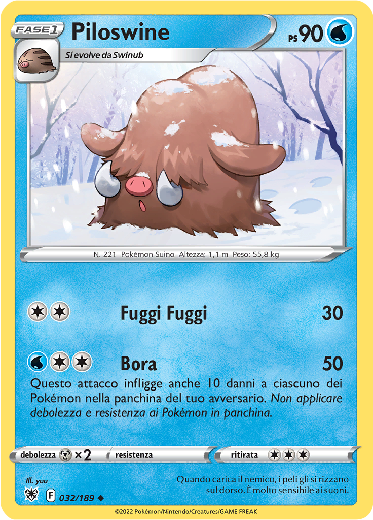 Piloswine (Reverse Holo)