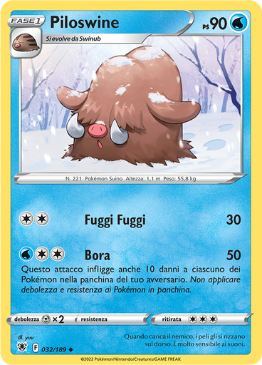 Piloswine (Reverse Holo)