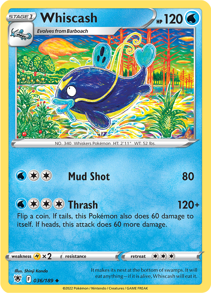 Whiscash (Reverse Holo)