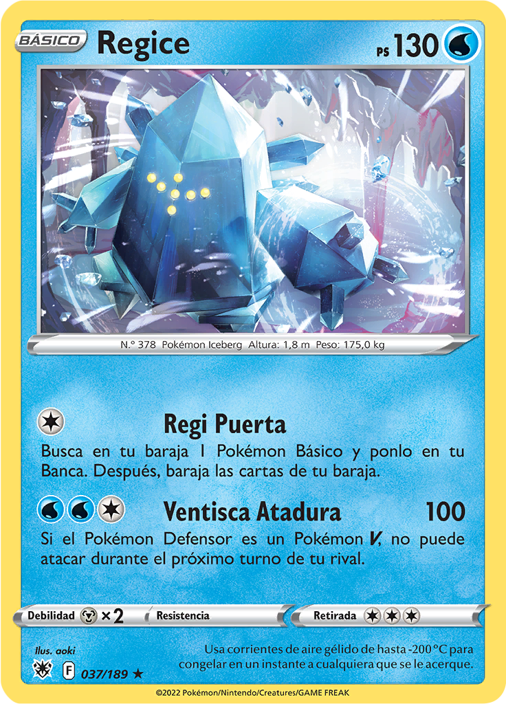 Regice (Reverse Holo)