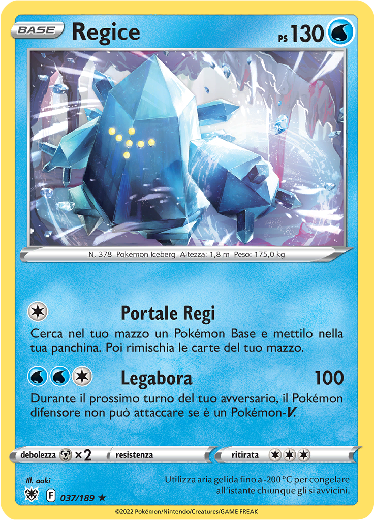 Regice (Reverse Holo)