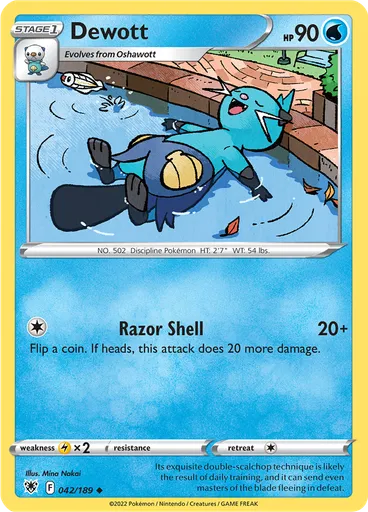 Dewott (Reverse Holo)