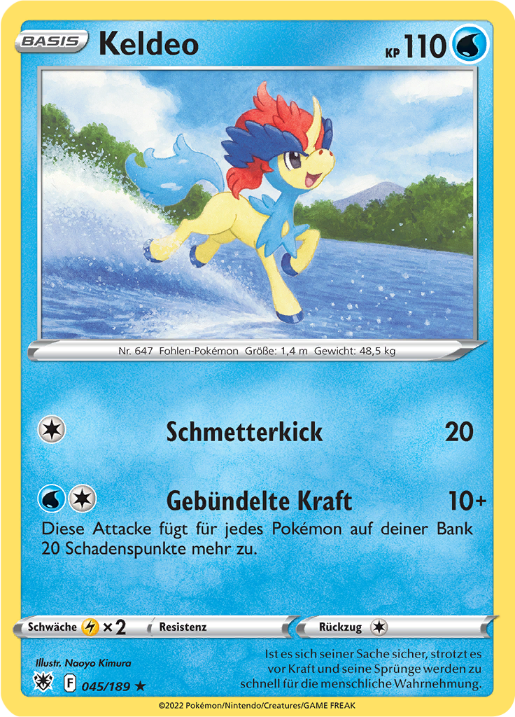 Keldeo (Reverse Holo)